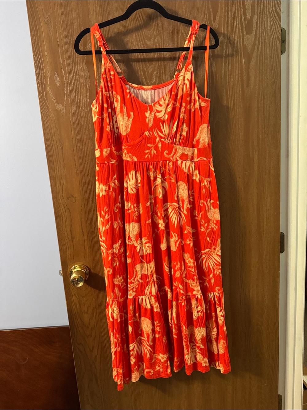 Torrid Orange Floral Sundress